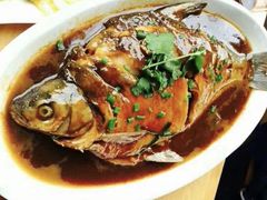 安康鱼红烧-渔中舟海鲜大排档(普陀沈家门店)