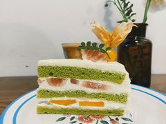芒果无花果斑斓蛋糕-竹子咖啡bamboo coffee