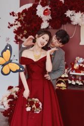 -桃子造型婚纱礼服(凤起广场店)