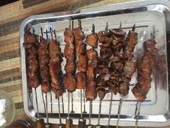 烤五花烤鸡心-王记西鎮电烤肉(汶上路店)