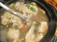 砂锅醋椒豆腐-義聚德·清真铜锅涮羊肉·烧烤(河东店)
