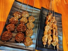 碳烤羊肉串-金穗园·砂锅粥.醉鸡煲火锅(长寿路店)