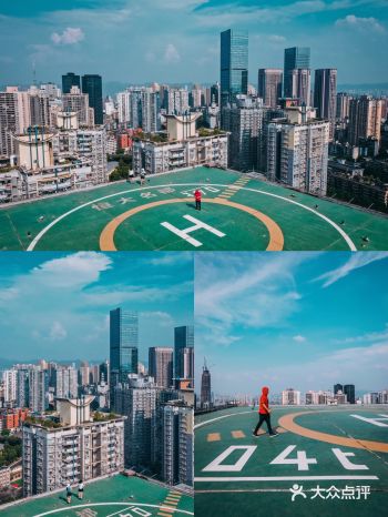 重庆打卡火遍全国的明星同款停机坪，高空绝佳视角