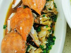 红膏蟹葱油-渔中舟海鲜大排档(普陀沈家门店)