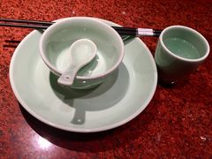 餐具摆设-绿茶餐厅(蓝色港湾店)
