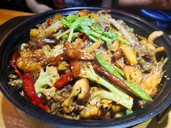 炭火干锅虾鸡翅-古原社·炭火干锅(桂庙店)