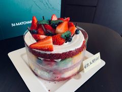 草莓红丝绒生日蛋糕-36cake生日蛋糕·下午茶(南山店)