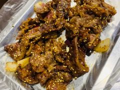 爆炒牛肉-丹东立强海鲜烧烤·牛B大串(星海店)