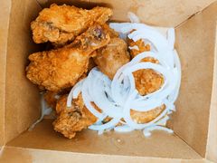 炸鸡翅一半一半-富乐满韩国正宗炸鸡韩国料理(虹泉路店)