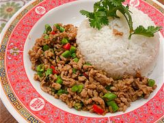 打抛叶炒肉末饭-曼谷食堂·泰国家庭料理(丹桂路店)