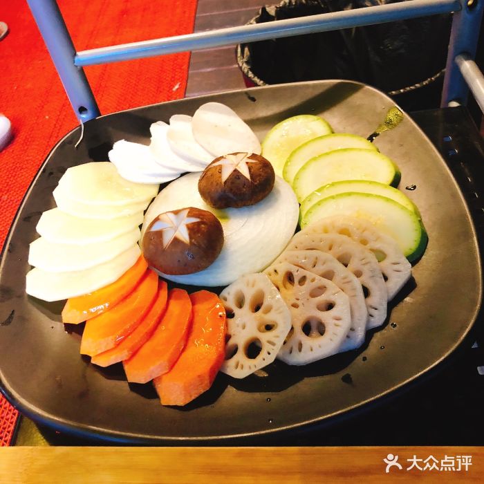 三国惹火烤肉(天目路店)蔬菜拼盘图片 - 第1张