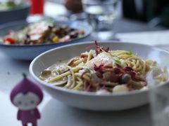 奶油汁培根溏心蛋意面-Future&Kitchen