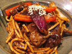 黑椒牛柳烩意面-野萃山·潮汕厚果汁(十亩地店)