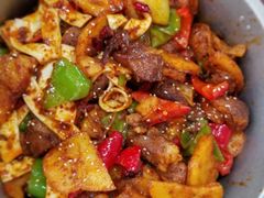 -炕锅羊肉土火锅面片大王