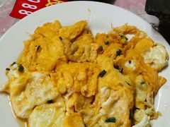 香葱炒土鸡蛋-竹泉农庄·竹筒饭(从化店)
