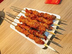钢钎羊肉串-兰州陈记牛肉面 ·烧烤· 铜锅涮肉(万达店)