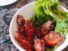 黑白芝麻鸡翅-Lets burger非常汉堡·环球风味(蓝色港湾店)