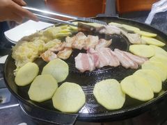 烤猪五花肉-海花锅盖烧烤店(怡馨家园店)