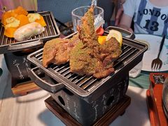 法式嫩烤小羊排-蜜桃花开·中西融合菜E&W(南长街店)