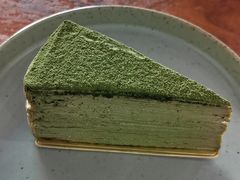 配抹茶酱的抹茶千层-侘寂甜品(自取店)