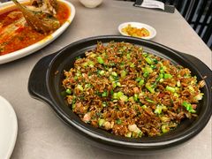 青菜腊肉烘泰米-芙蓉凰花园酒楼