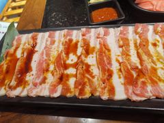 调味猪五花-九田家黑牛烤肉料理(珠江摩尔店)
