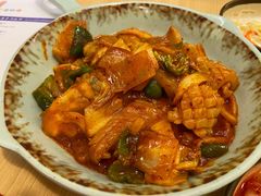 泡菜炒鱿鱼-쌍화점 霜花店·朝鲜族料理(徐家汇店)