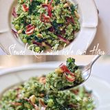 【食谱】羽衣甘蓝火腿炖饭 | 美味与颜值并存❗️