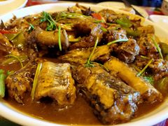 辣炒鳗鳞-闯关东东北农家菜(崂山石老人店)