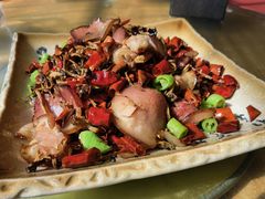 鸡枞菌炒腊肉-宋记冕宁土菜馆(海门渔村二店)