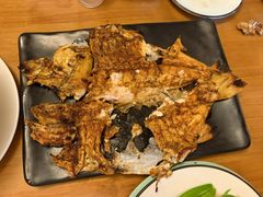 碳烤虹鳟鱼-钰田大院·碳烤虹鳟鱼·怀柔地道农家菜(雁栖湖店)