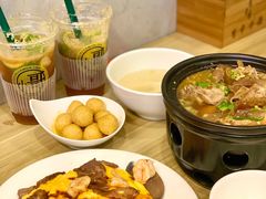 至尊滑蛋三拼饭-有章牛杂(石厦店)