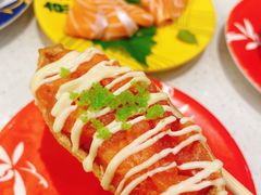 三文鱼稻荷-京樽回転寿司(奥林匹克店)
