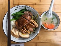 鵝肉拼大腸飯-狮头牌卤味研究所·卤味饭(花城汇南区店)