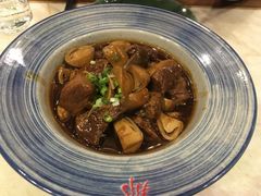 草菇烧牛腩-那家小馆•北京菜•烤鸭(中关村店)