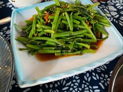 虾味炒空心菜-滇道云南特色料理(康定路店)