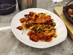 小白蟹炒年糕-新丁香海鲜酒店(银海商贸城店)