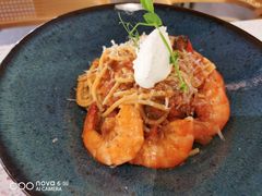 鲜茄茸大虾配马斯卡朋意大利面-BE BRIGHT KITCHEN(正佳广场店)