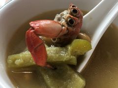黄帝蟹凉瓜汤-黄大妈农家菜
