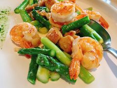 煎焗龙凤球配芦笋尖-三利音·浦之舟(滨江大道店)