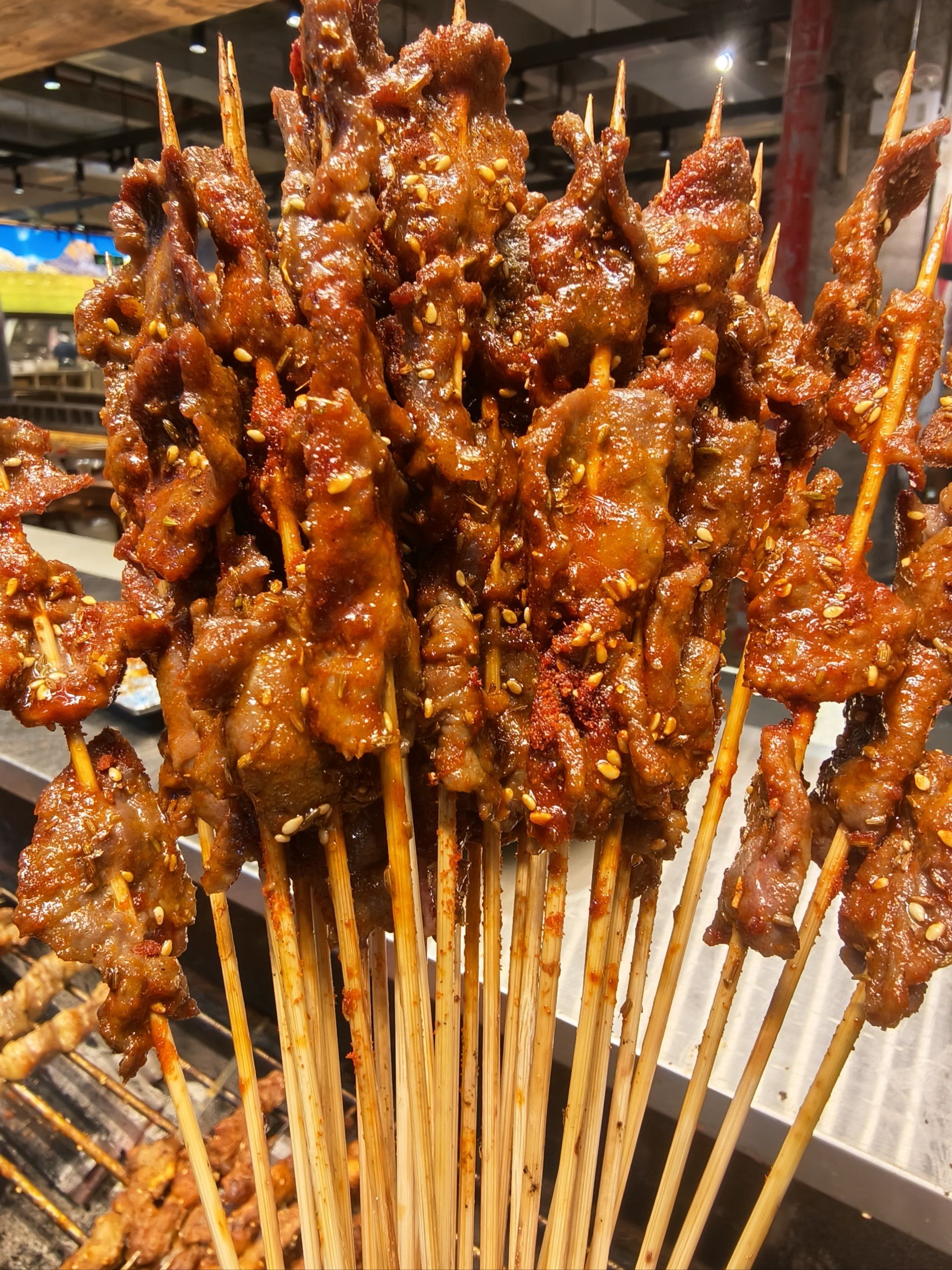 牛肉串的诱惑味道