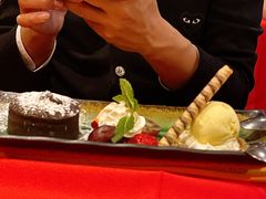 巧克力熔岩蛋糕配香草冰激凌-申德勒加油站西餐厅(日坛路总店)