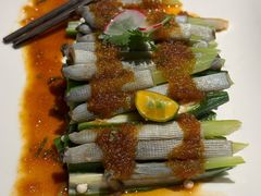 秋葵拌沙虫-黑明餐厅(白鹭洲店)