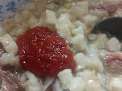 普通羊肉泡馍-老兰家传统烧烤炒菜泡馍(小南门店)