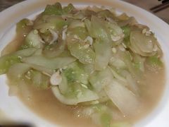 青黄瓜炒虾皮-梁家大院•农家菜(昆山会展中心店)