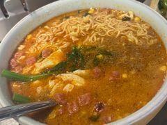 煮方便面（非油炸）-很久以前羊肉串(南京路第一百货店)