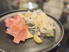 三年金钱火腿配大理手撕乳扇-泓0871臻选云南菜·味庄