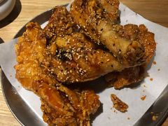 我在小幸福吃炸鸡-庭院里的小幸福(开发区万达店)