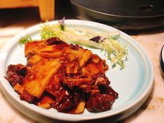 牛仔骨炒年糕-绿茶餐厅(汇悦大融城店)