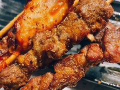 热气羊肉串-京韵胡同·酱香羊蝎子火锅涮肉(长寿路店)